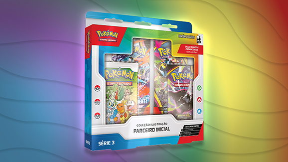 Coleção Ilustração Parceiro Inicial do Pokémon Estampas Ilustradas — Série 3