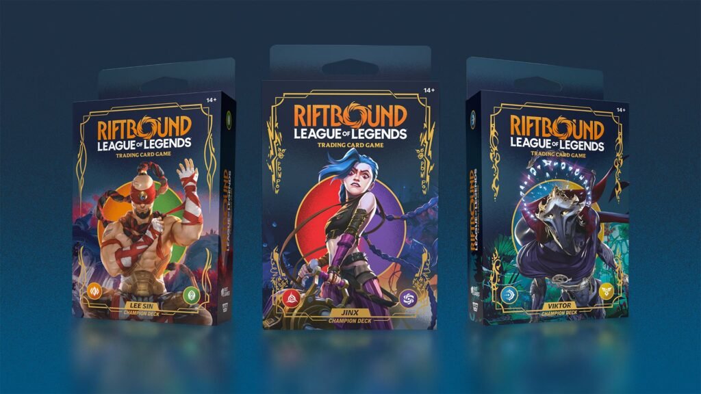 Riftbound League of Legends Trading Card Game decks