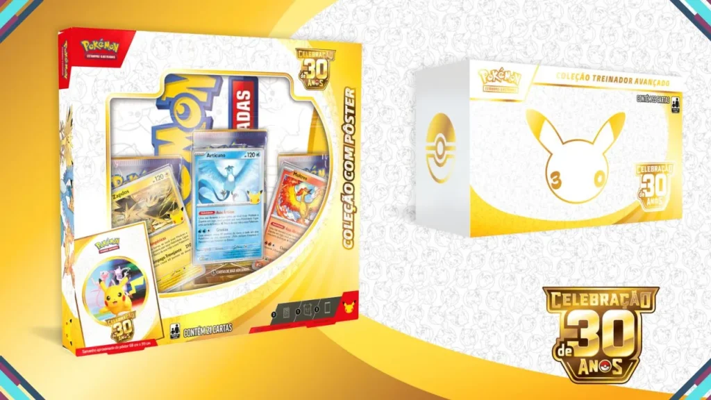 pokémon tcg celebração de 30 anos